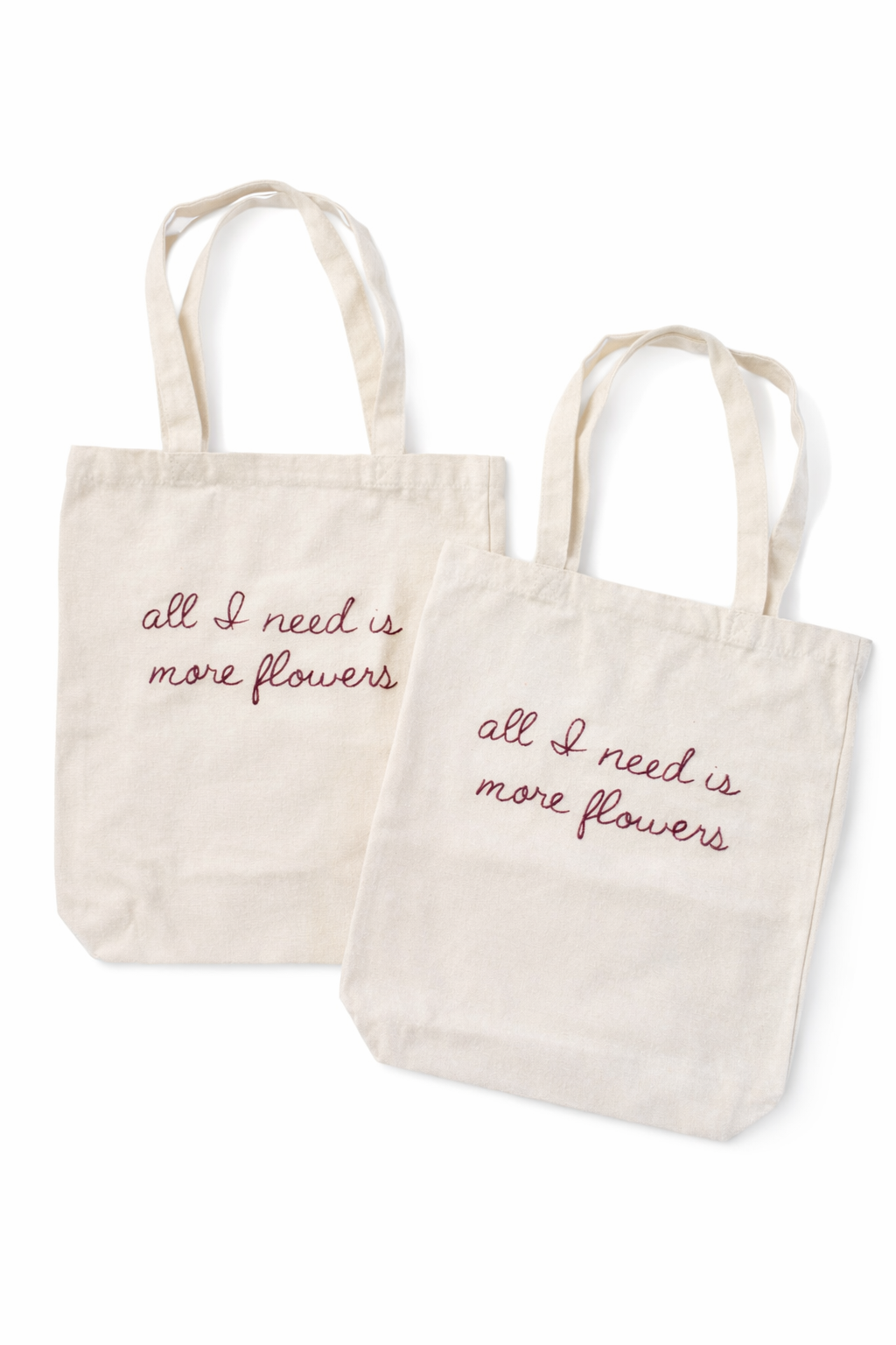 All I Need is More Flowers Tote Bag