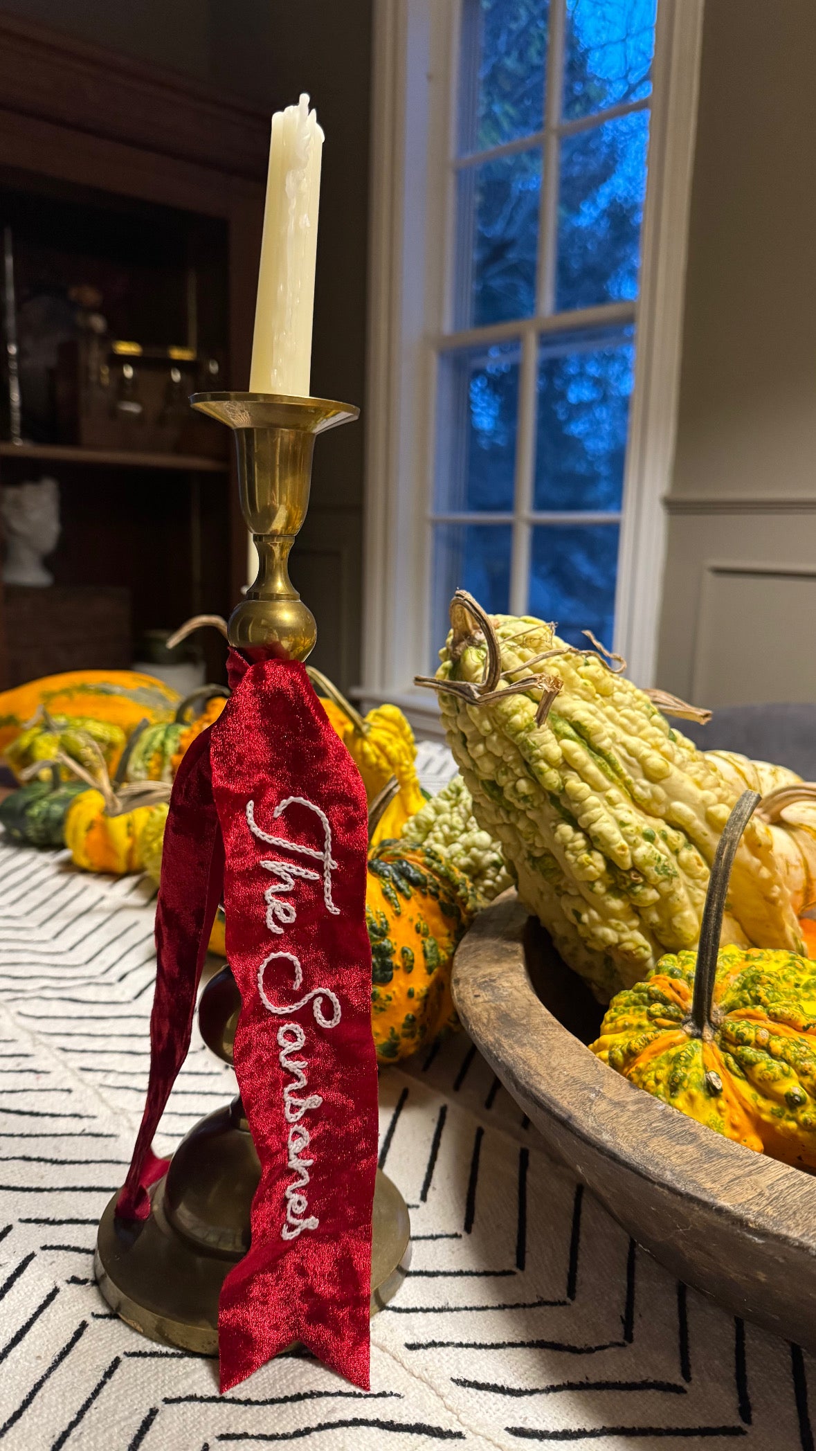 Custom Hand Embroidered Ribbon