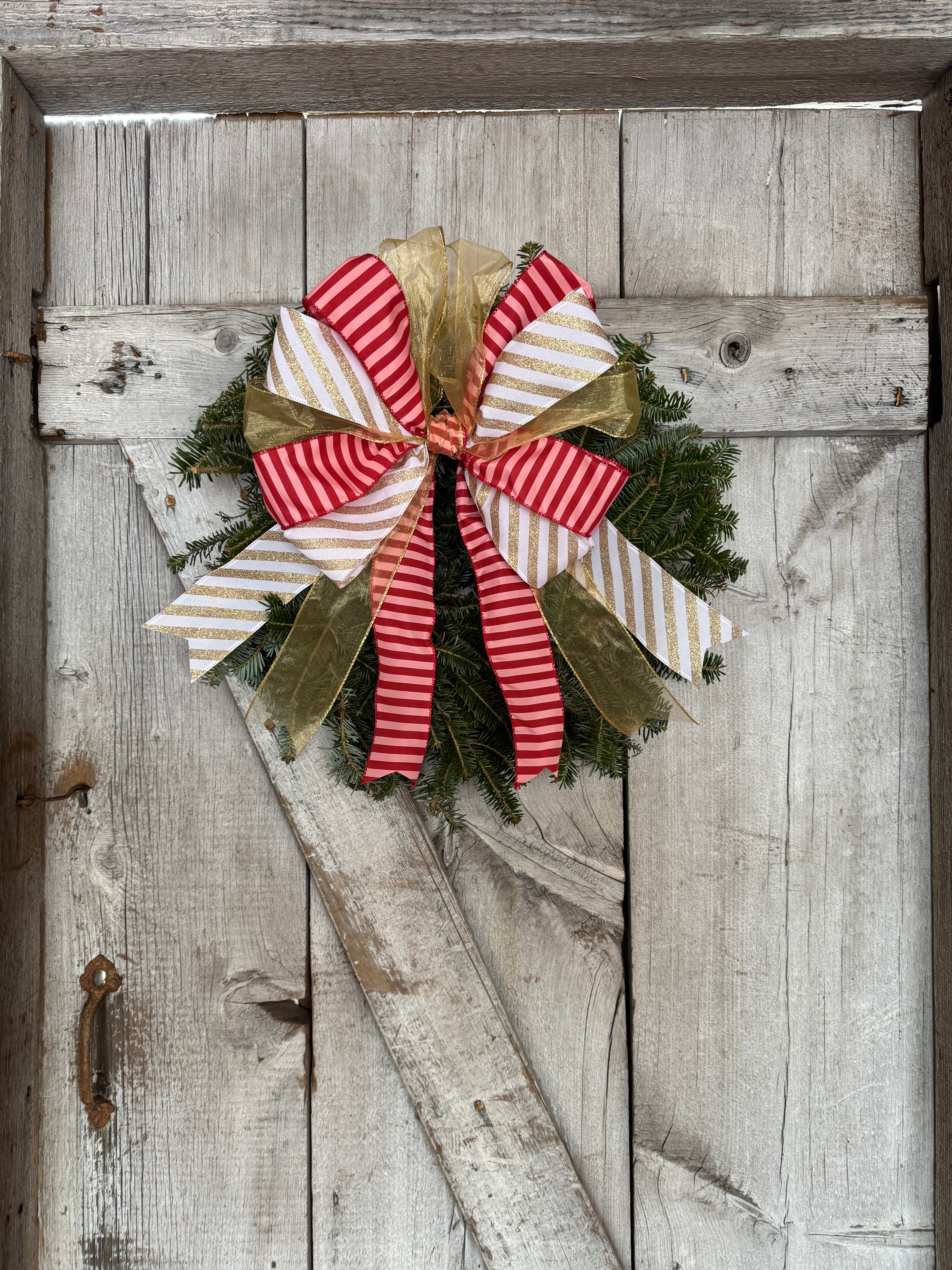 Gold Double Stripe Wreath